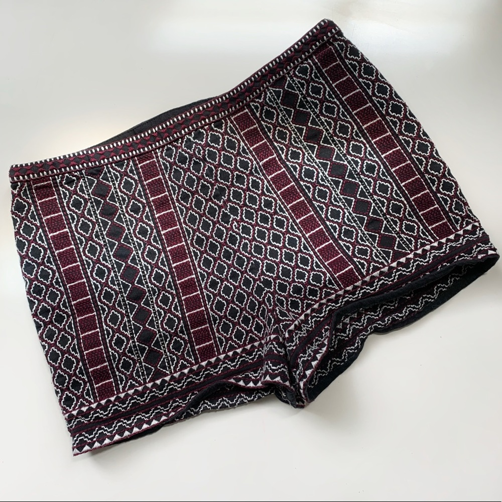 Embroidered & Beaded Shorts